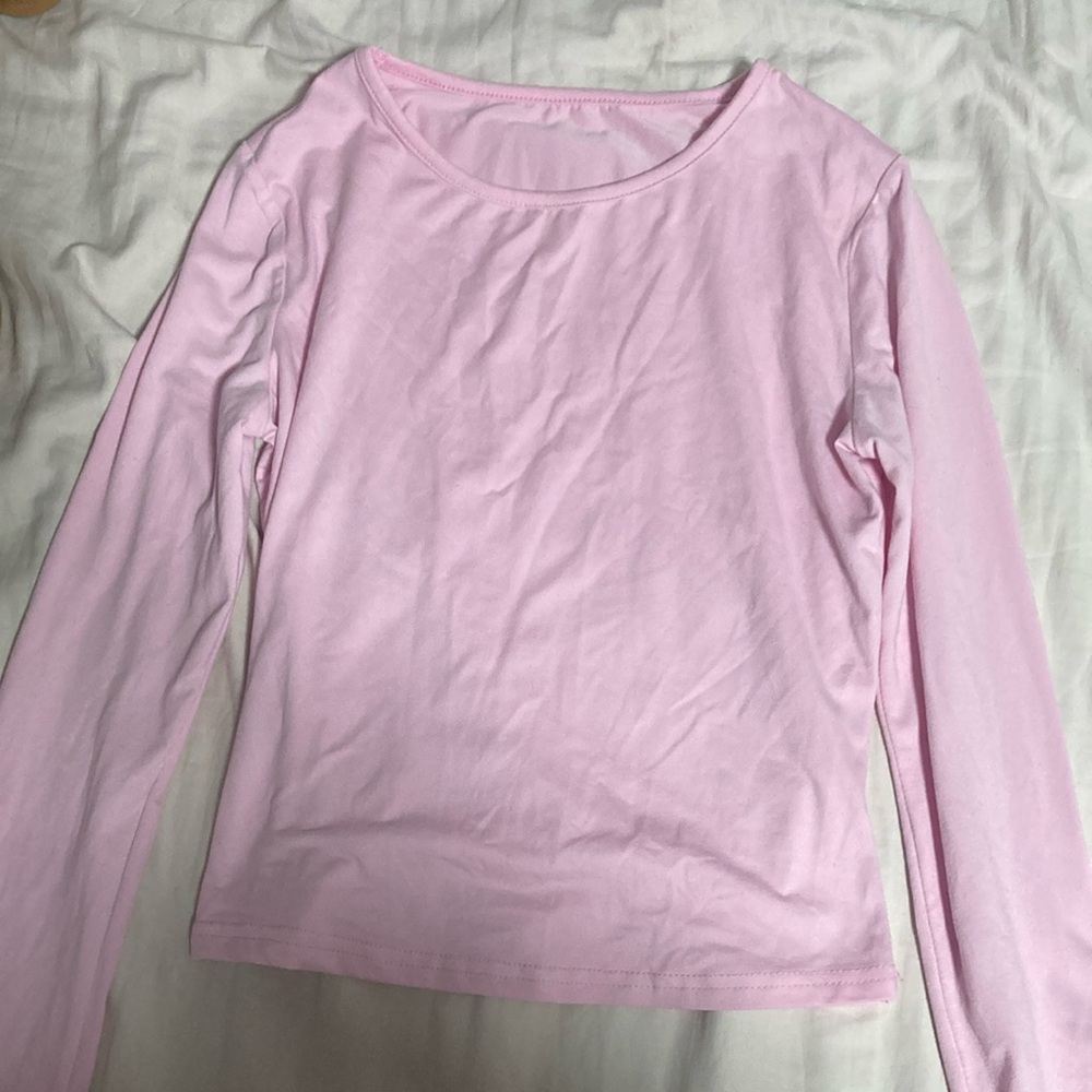Light Pink Long Sleeve Top